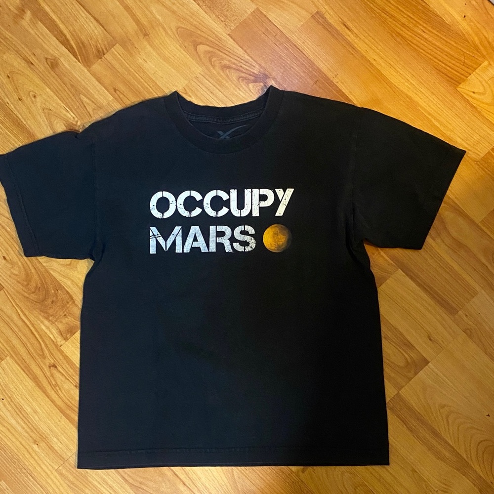 Occupy Mars Graphic Short Sleeve Tee - Black